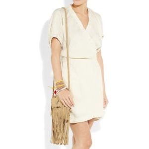 Isabel Marant Étoile  linen-blend wrap dress